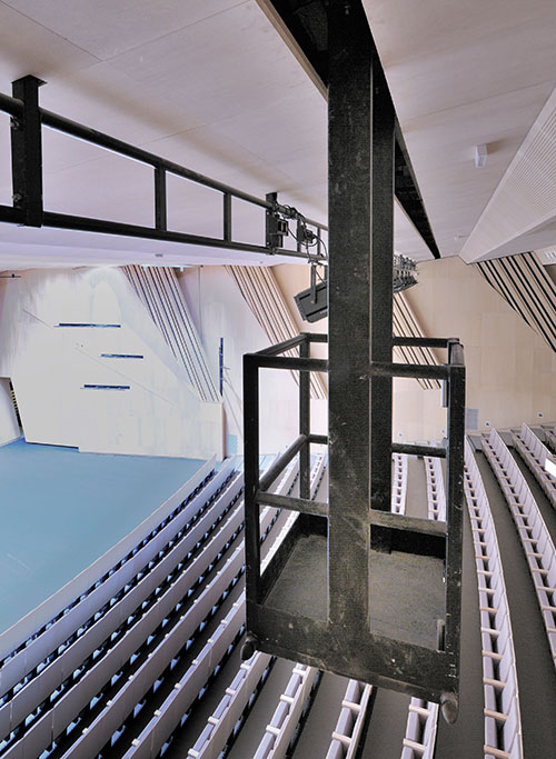 Nacelle guidée (grand auditorium)