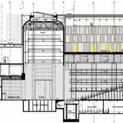 MC93 Bobigny, coupe longitudinale - Document © Changement à Vue