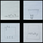 Celui qui tombe, croquis de travail - Document © Yoann Bourgeois
