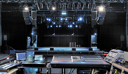 Les régies de la grande salle