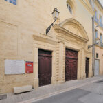 Façade historique du théâtre, entrée du public