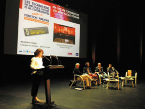 Les intervenants dans la grande salle - Photo © Réditec