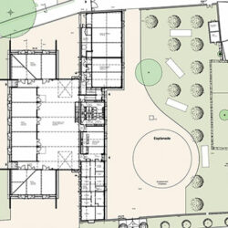 Plan de masse du bâtiment - Photo © Fauvel-Fouché