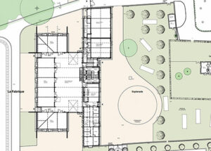 Plan de masse du bâtiment - Photo © Fauvel-Fouché