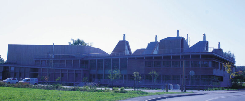 Vue extérieure du bâtiment