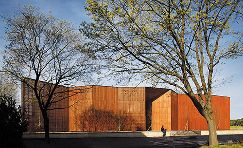 Vue de l’extérieur du bâtiment