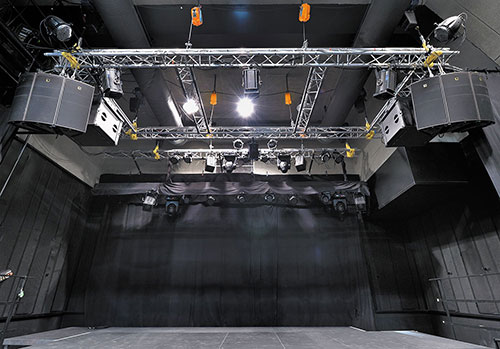 La scène du club en configuration 5 m de profondeur