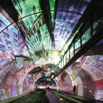 Anamorphose, Skertzo, tunnel de la Croix-Rousse “modes doux” - Photo © Muriel Chaulet