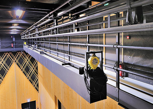 Écran enroulable à la polichinelle