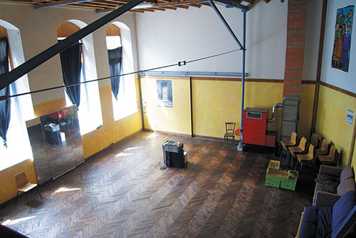 Vue de la salle de répétition du rez-de-chaussée