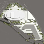 Plan niveau 0 - Document © Cardete & Huet Architectes