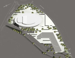 Plan niveau 0 - Document © Cardete & Huet Architectes