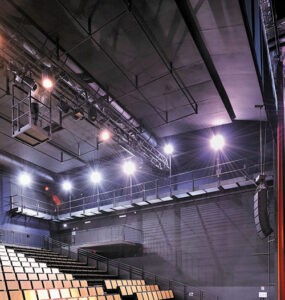 Plafond technique de salle