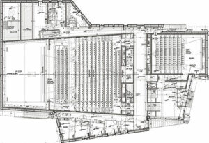 Plan de niveau (RdC haut) - Document © Architecture Maria Godlewska