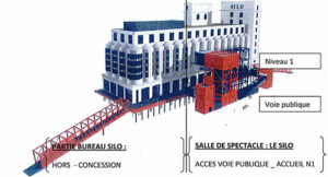 Axonométrie de l’ensemble du bâtiment - Photo de Patrice Morel