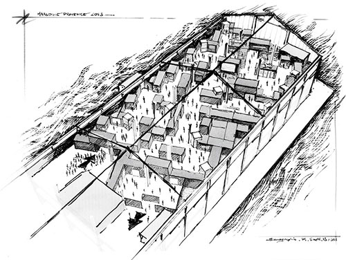 Esquisse générale de l’exposition - Document © Raymond Sarti
