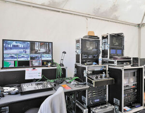 Régie vidéo au Backstage