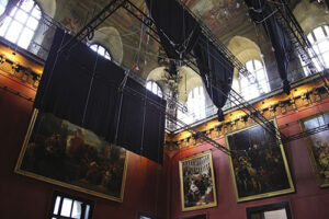 Vue du gril - Photo © Antoine Mongadin - Musée du Louvre