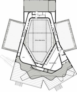 Plan niveau + 2 - Document © Herault-Arnod Architectes