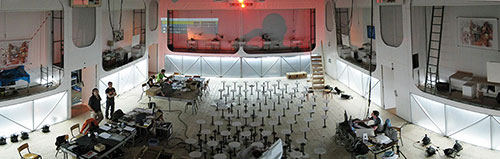 Ciels de Wajdi Mouawad, espace intérieur à Nantes - Photo x
