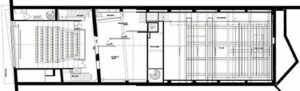 Plan du niveau gril - Document © atelier Yvan Peytavin