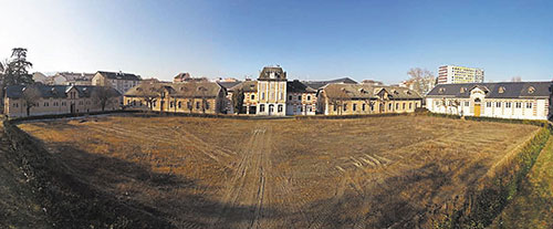 Vue générale du haras avant les travaux - Photo © William Pestrimaux - Bonlieu Scène nationale