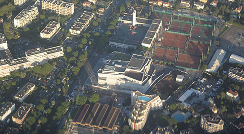 Vue aérienne du réaménagement du quartier nord de la gare - Photo © Anthea