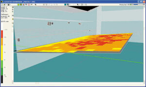 Simulation auditoire 2 (parterre arrière seul) - Document © L-Acoustics