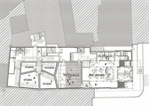 Plan niveau niveau RdC - Document © HaHa architecture