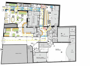 Plan de niveau rez-de-chaussée