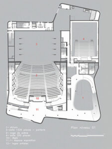 Plan niveau + 01 - Document © Agence Archidev