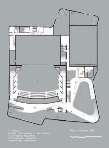 Plan niveau + 02 - Document © Agence Archidev