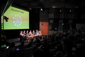 Présentation générale du MOD 200 lors du Symposium à l'Opéra Bastille du Collectif 17h25 - Structures standards pour les décors - Photo © E. Bauer - OnP