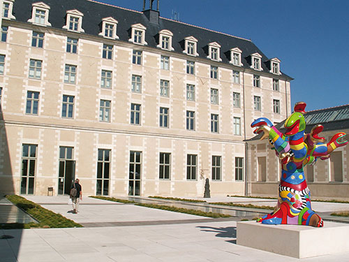 Vue de la terrasse du musée des Beaux-Arts d’Angers - Photo © musées d’Angers