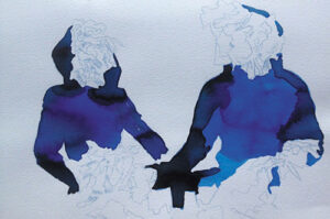 Croquis des “Hommes Papier” - Document © Aline Breuckner - Compagnie Side-Show