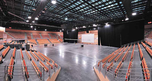 La grande salle dans sa configuration transversale - Photo de Patrice Morel