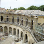 Vue des travaux du Théâtre de l’Agora - Photo © Agence Arscènes