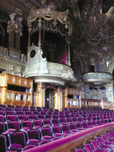 Vue de la loge du prince à l’Opéra de Monte Carlo - Photo Opéra de Monte Carlo