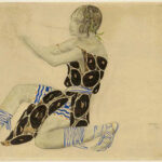 Narcisse, ballet avec Vaslav Nijinski, dessin de Léon Bakst, 1911 - Photo © BnF, BMO