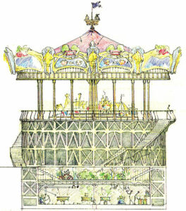 Le Carrousel des Mondes marins - Dessin © François Delarozière
